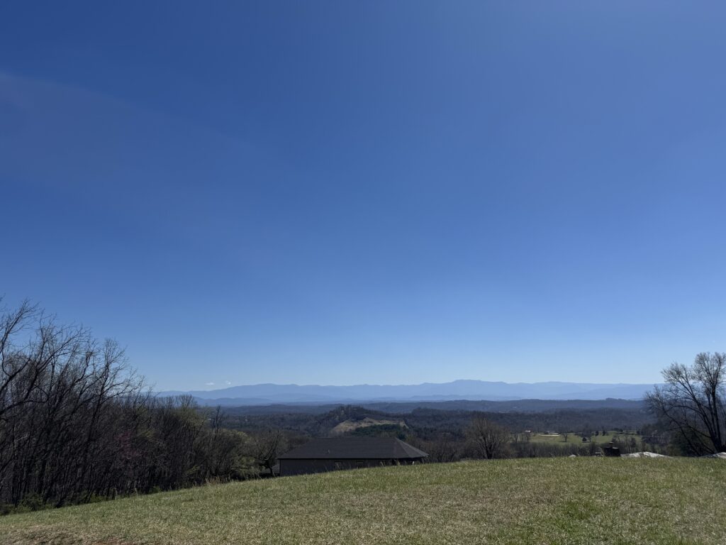 A view of the Smoky Mountains from the Highlander Movement School
